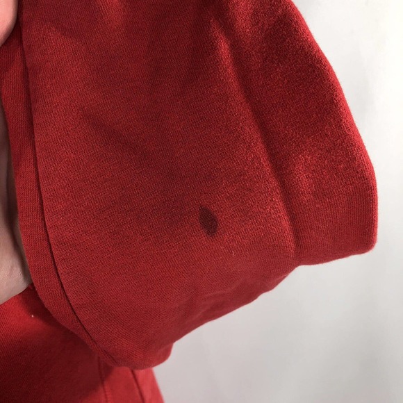 Under Armour Threadborne Hoodie Size Youth Medium Red Hooded Sweatshirt Pullover - Picture 2 of 11